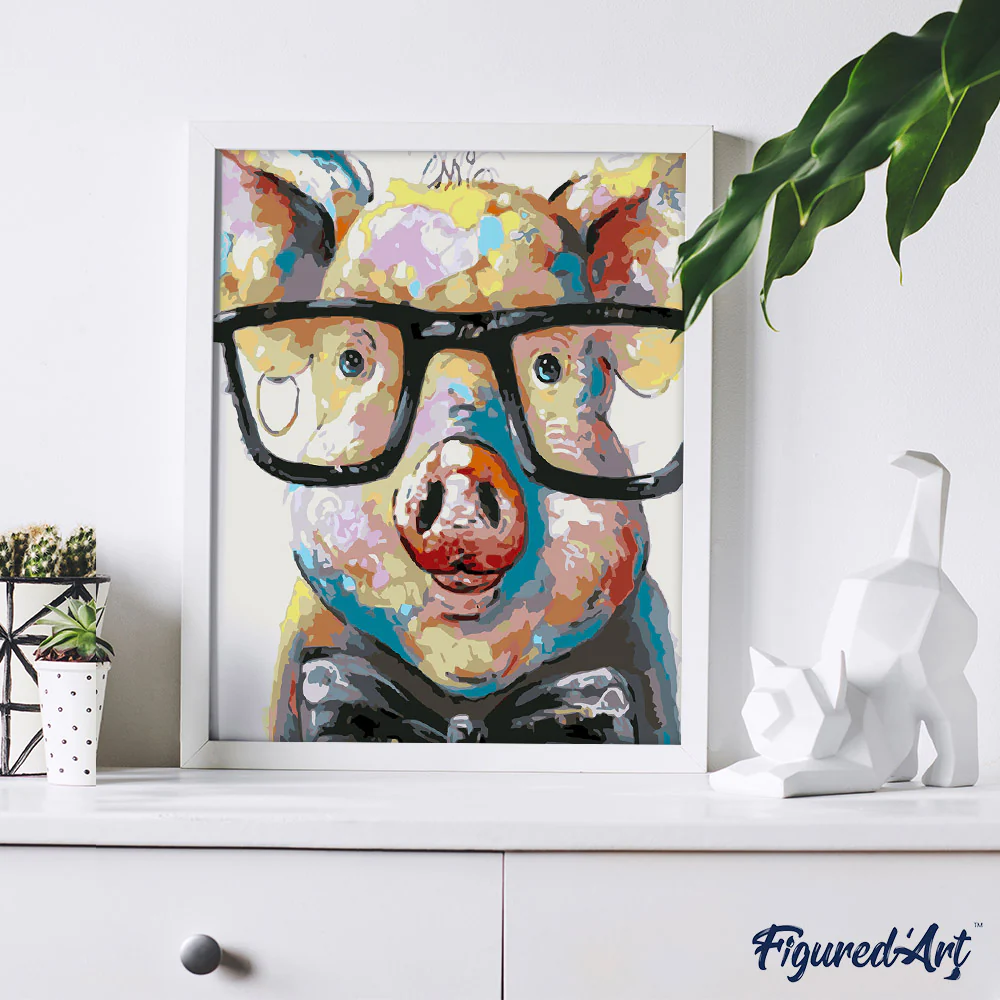 Pig With Glasses - Image 3