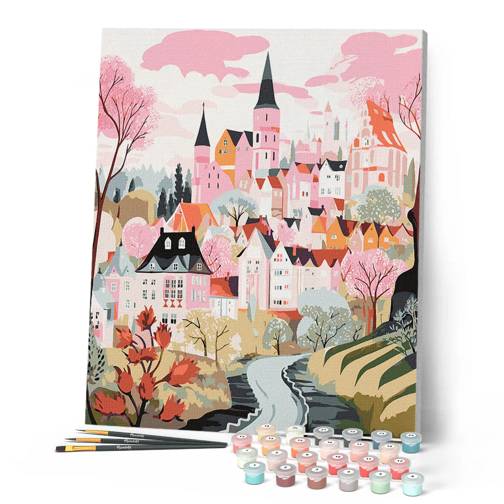 Pink Enchanted Village - Image 2