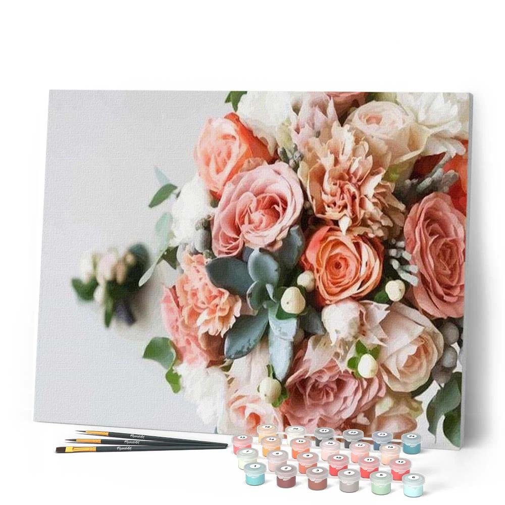 Pink Rose Bouquet - Image 2