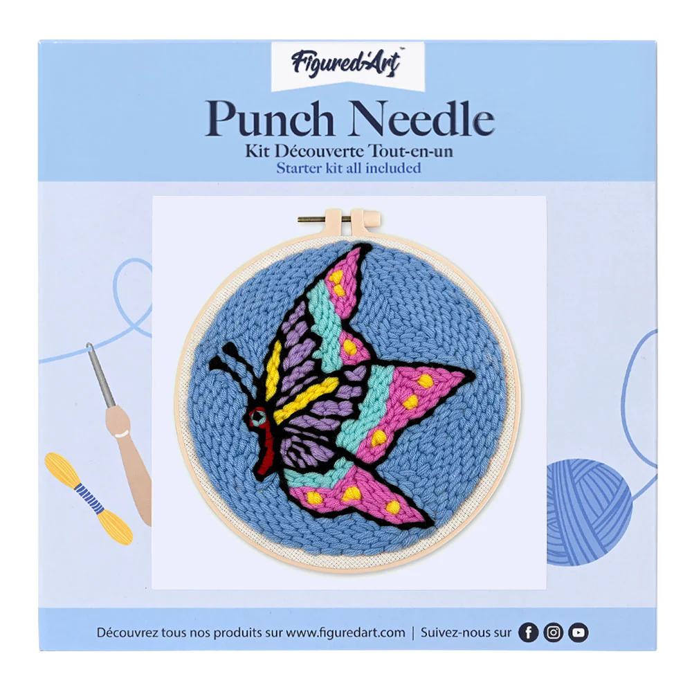 Punch Needle Kit - Butterfly - Image 2