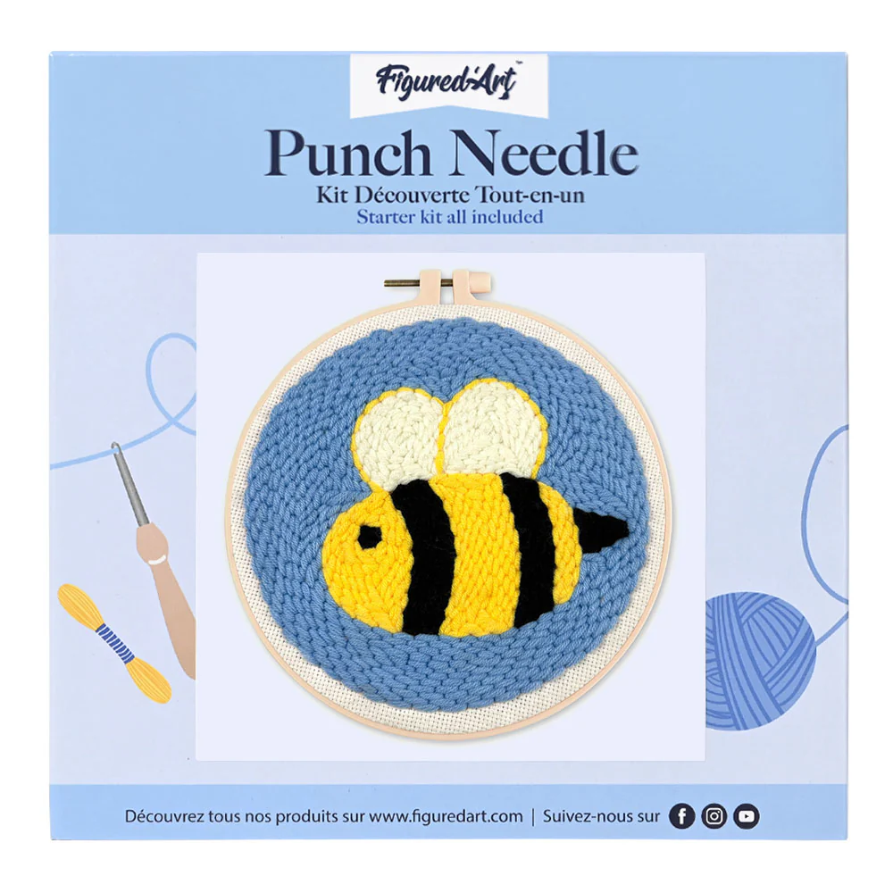 Punch Needle Kit - Cute Bee - Image 2