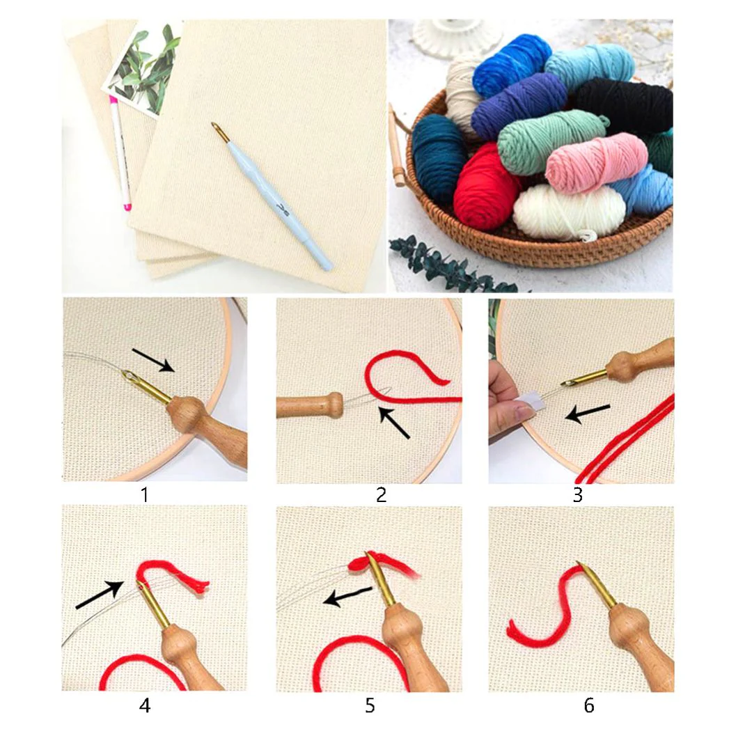 Punch Needle Kit - Dreamy Duckling - Image 6