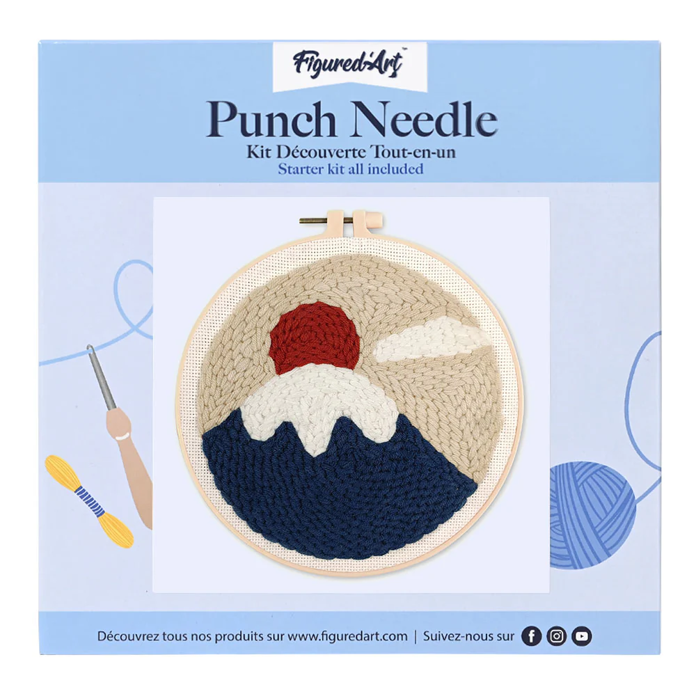 Punch Needle Kit - Fuji Sunrise - Image 2