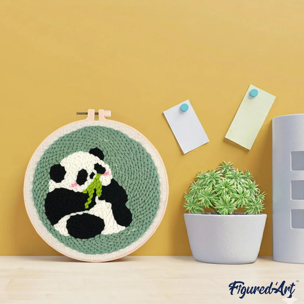 Punch Needle Kit - Panda 2 - Image 3