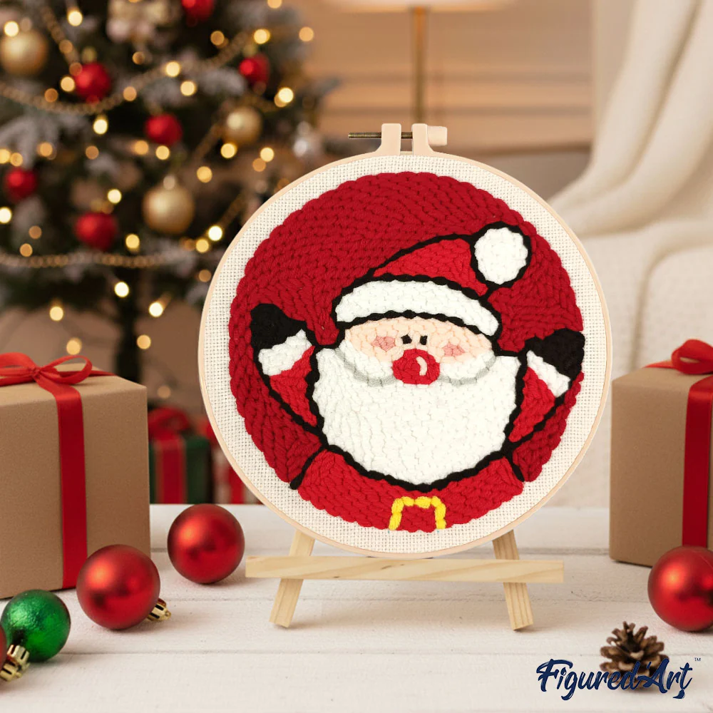 Punch Needle Kit - Santa - Image 3