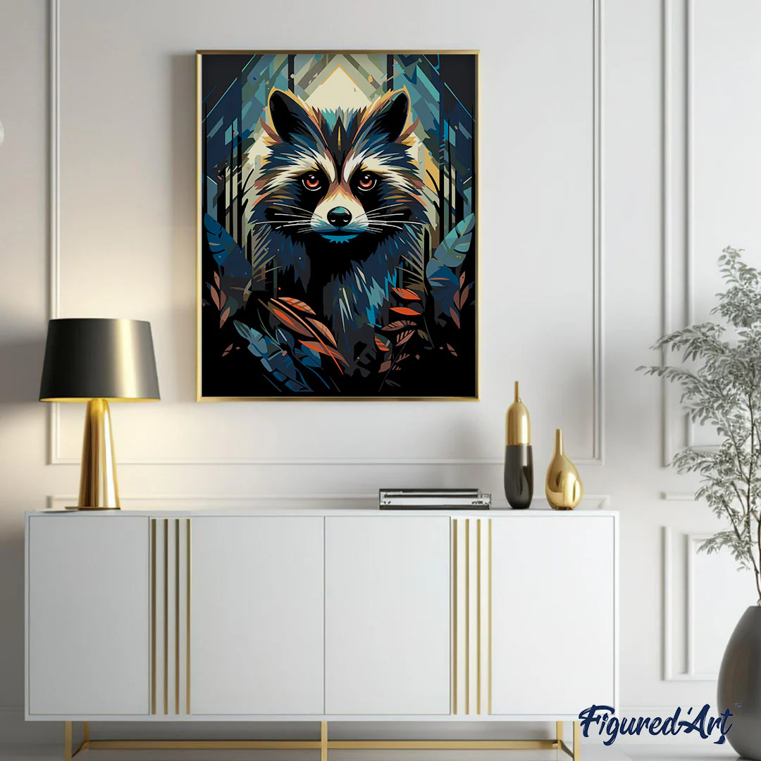 Raccoon Art Deco - Image 3