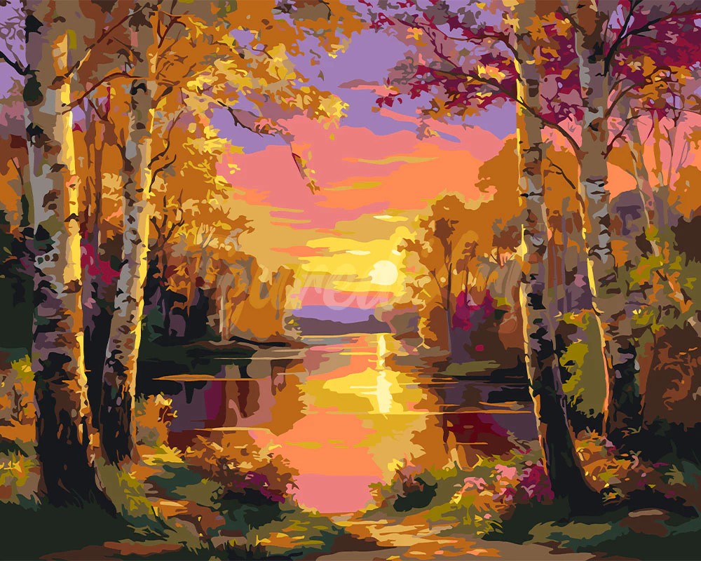 Radiant Birch Lake