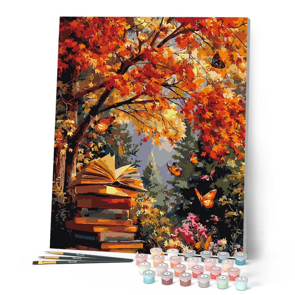 Reading with Butterflies - Image 2
