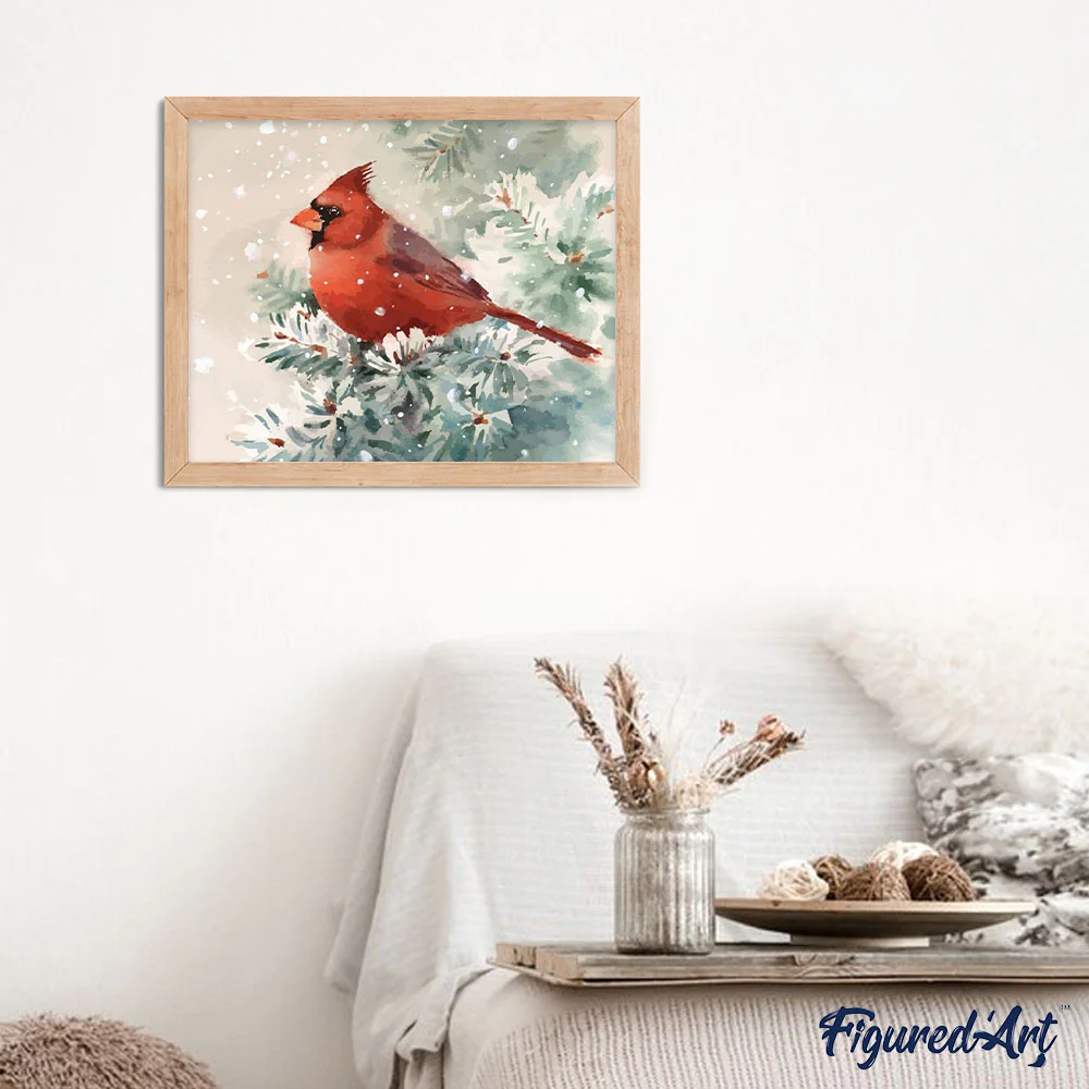 Red Bird and Snow - Image 3