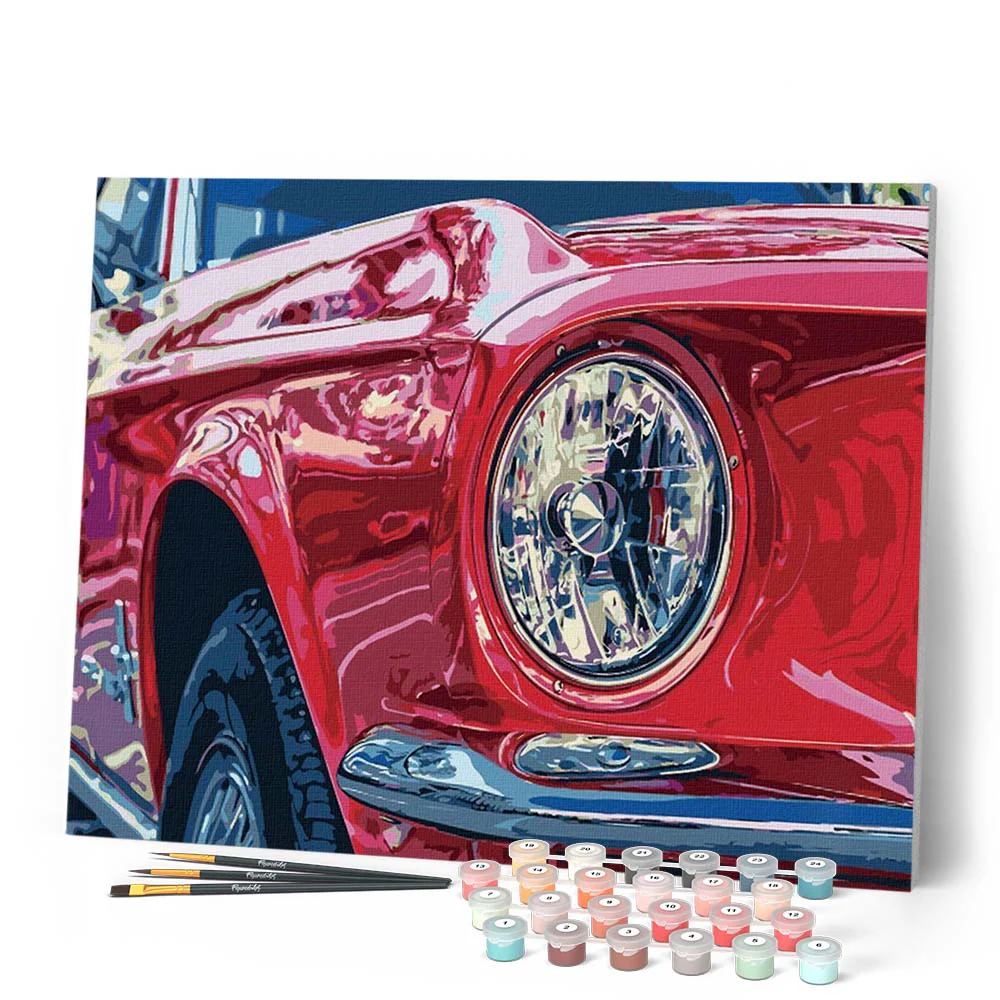 Red Car Headlight - Image 2