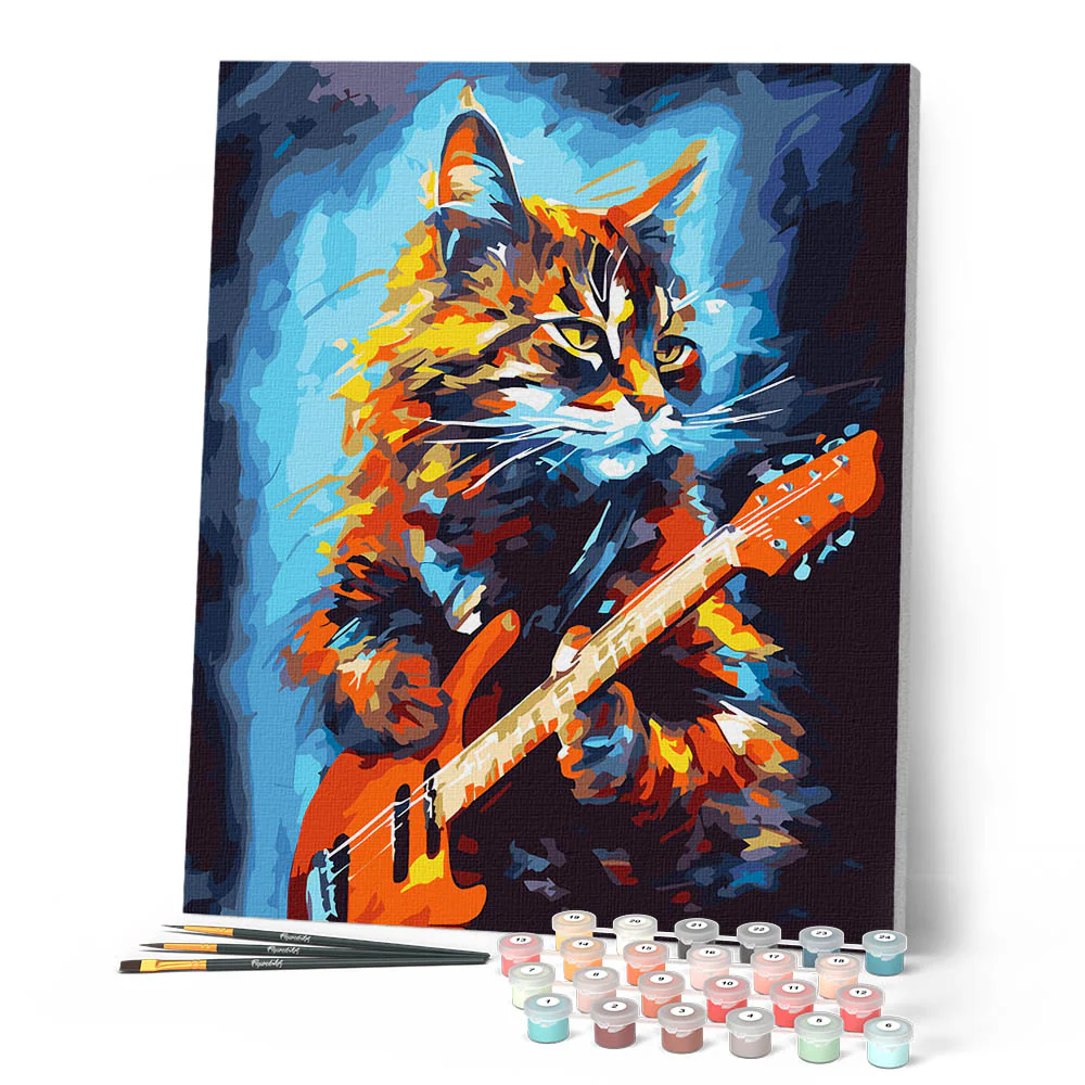 Rocker Cat Abstract - Image 2