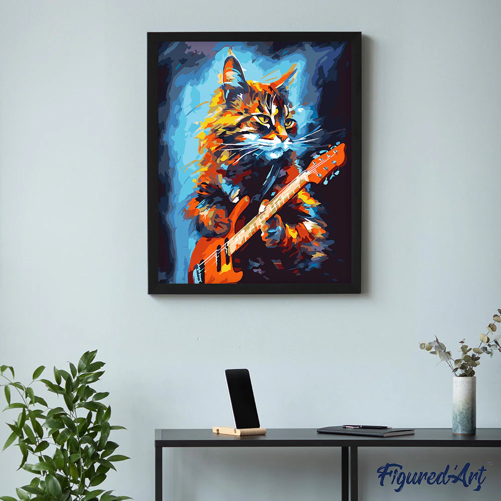 Rocker Cat Abstract - Image 3