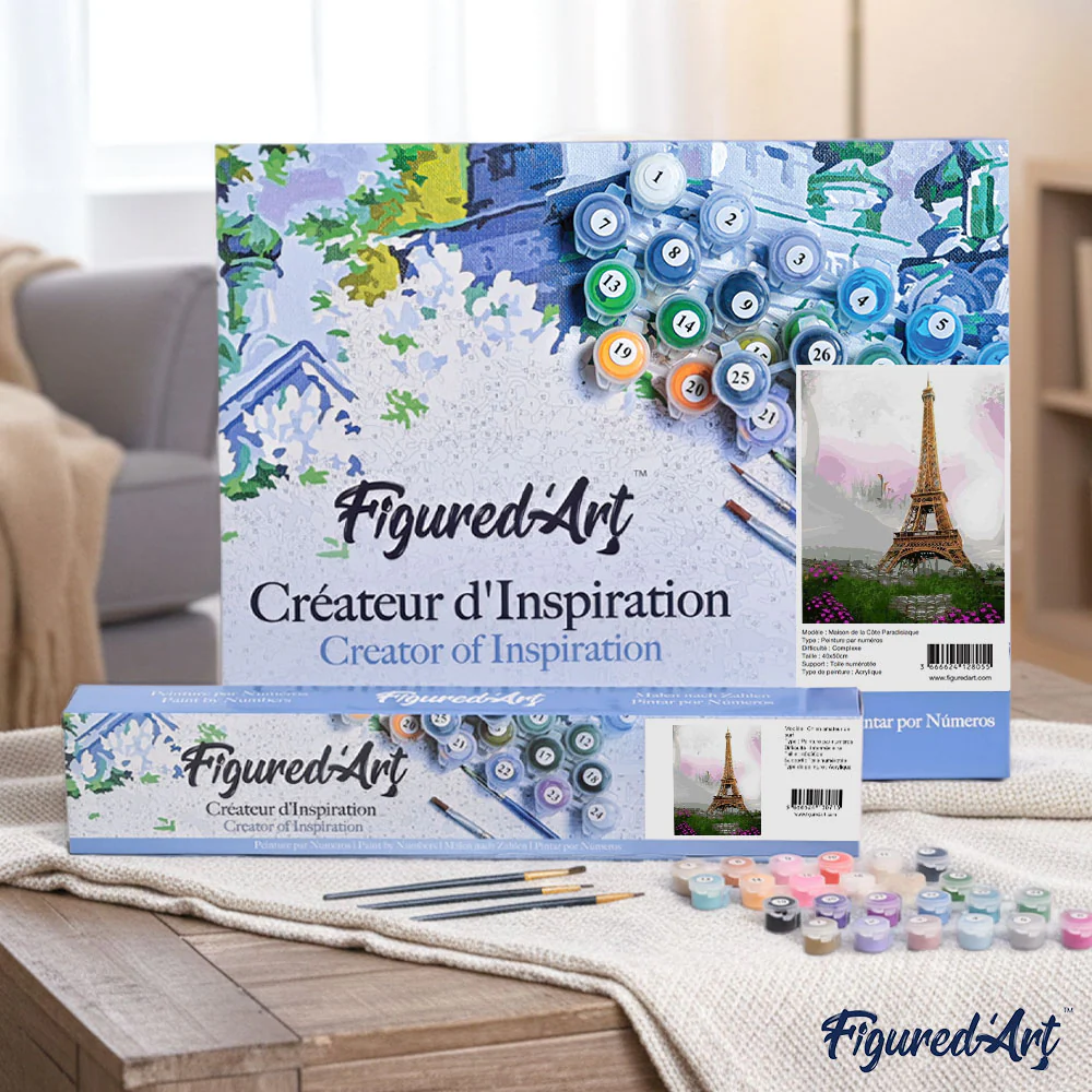 Romantic Eiffel Tower with Flowers - Image 4