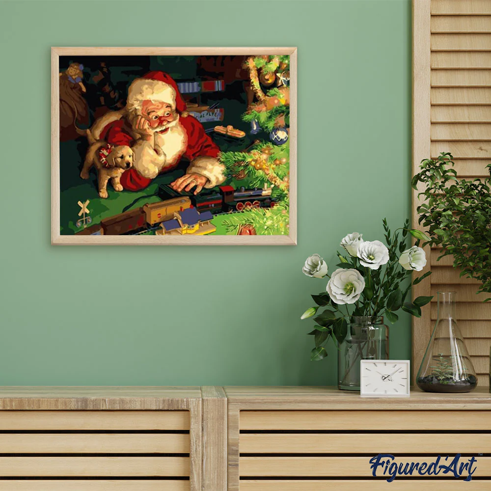 Santa and Puppy - Image 3
