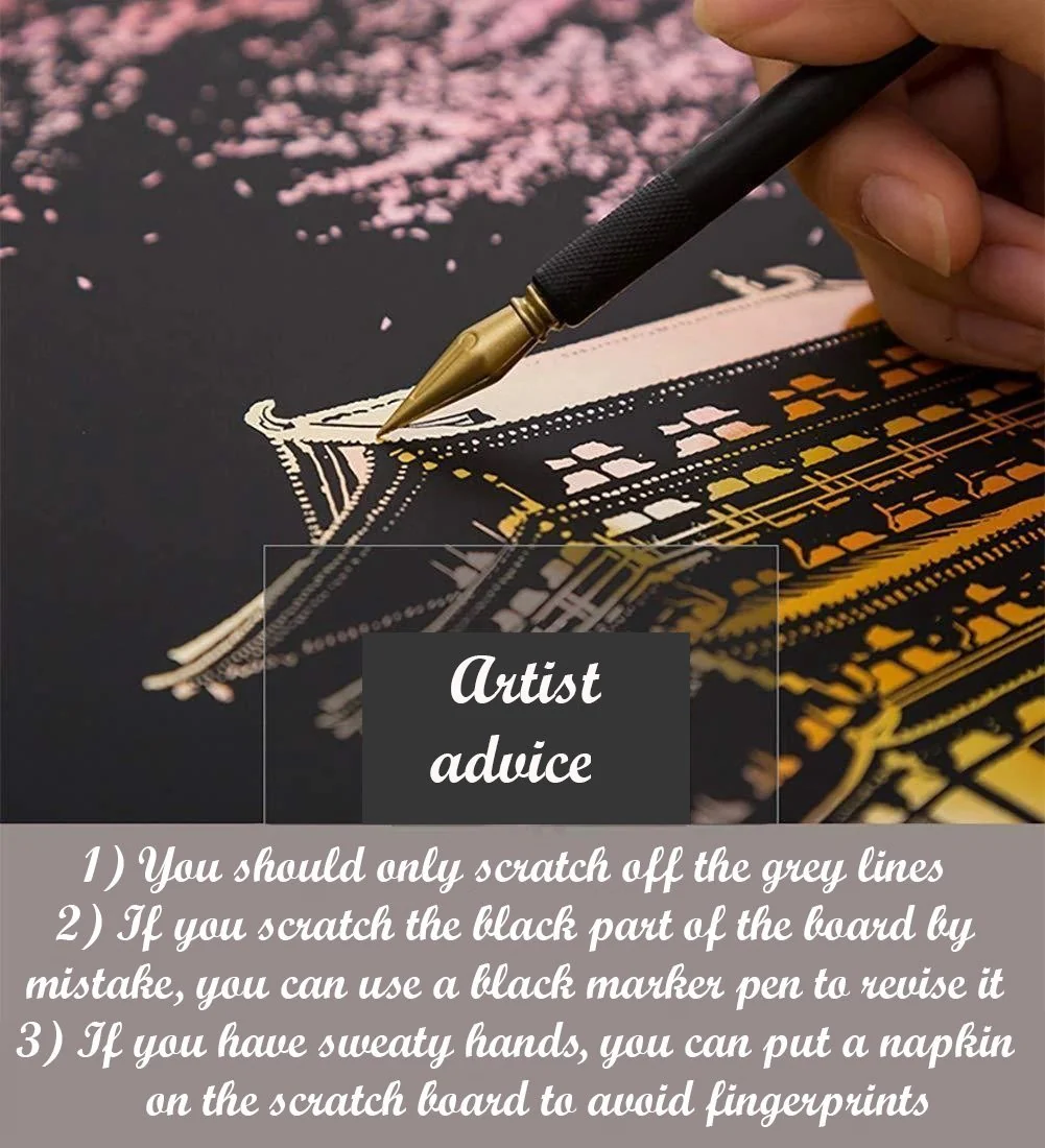 Scratch Painting - Shanghai City - Image 3