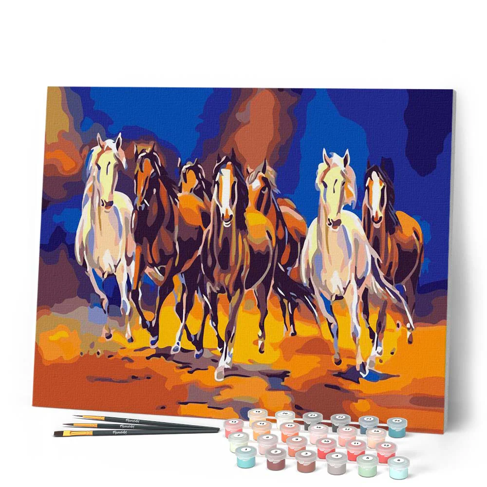 Seven Galloping Horses - Image 2