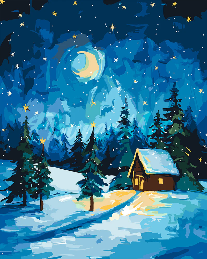 Starry Christmas Night
