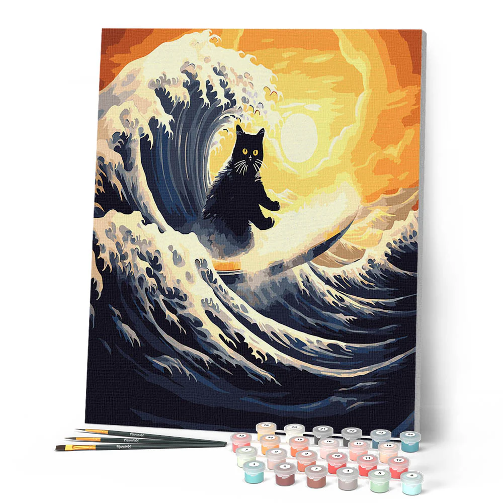 The Great Wave of the Black Cat - Image 2