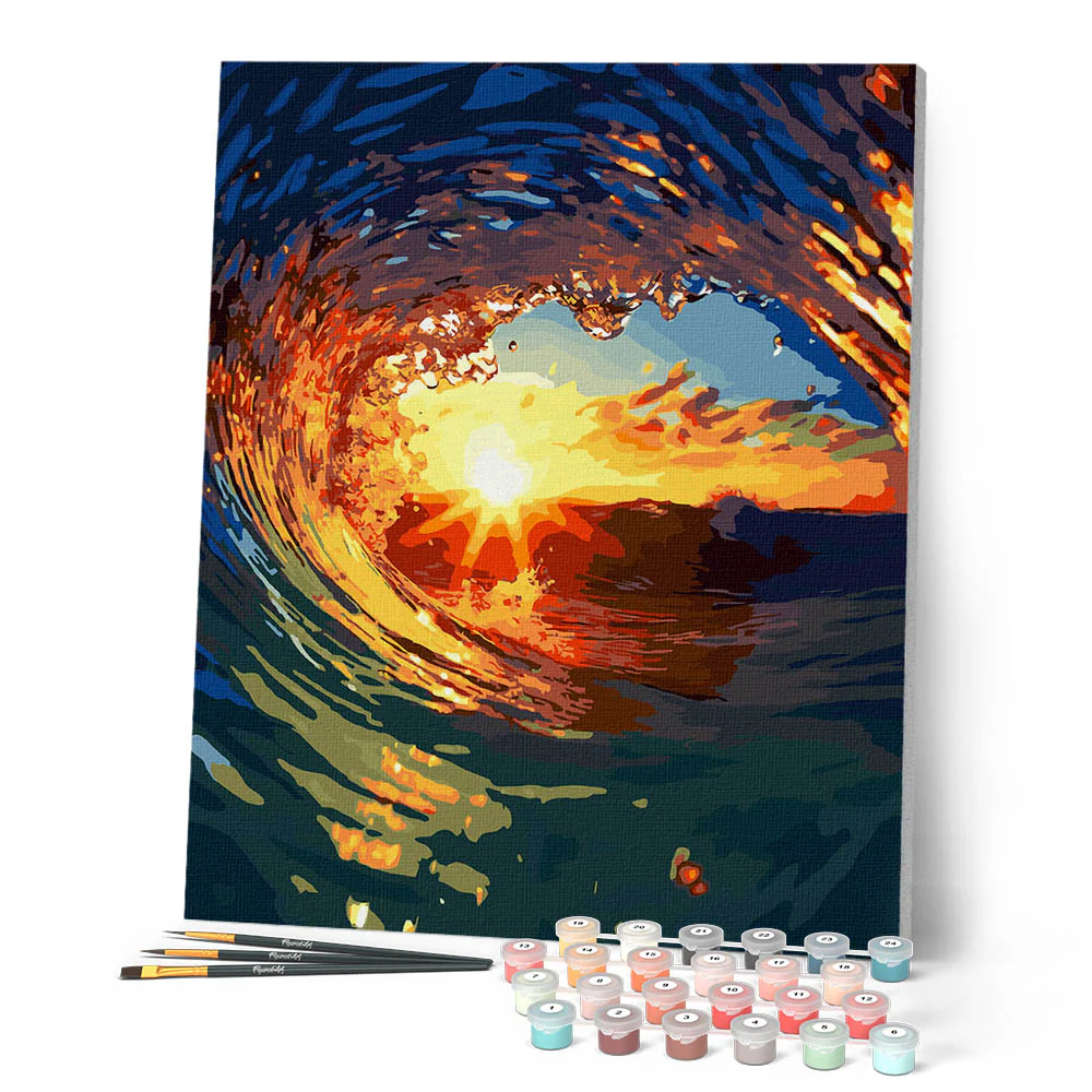 The Wave and Sunset - Image 2