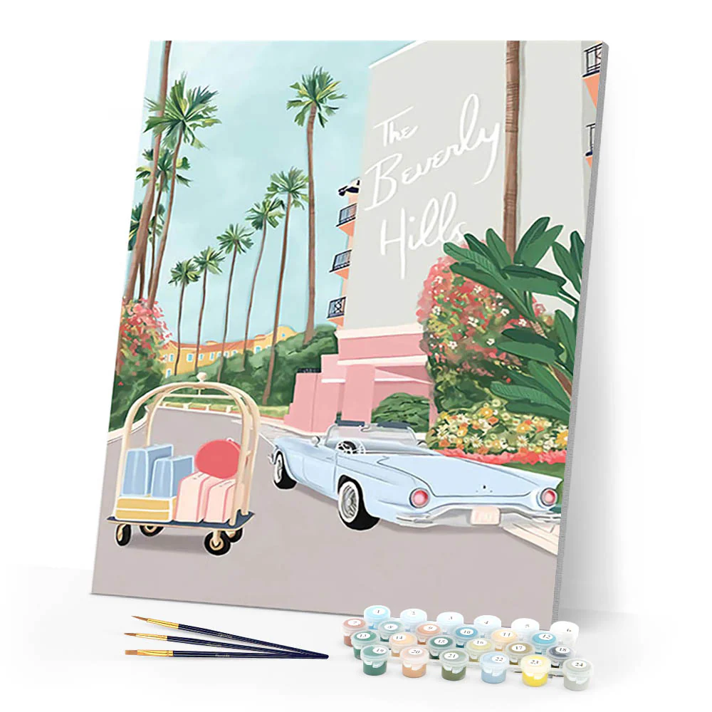 Travel Poster Beverly Hills - Image 2