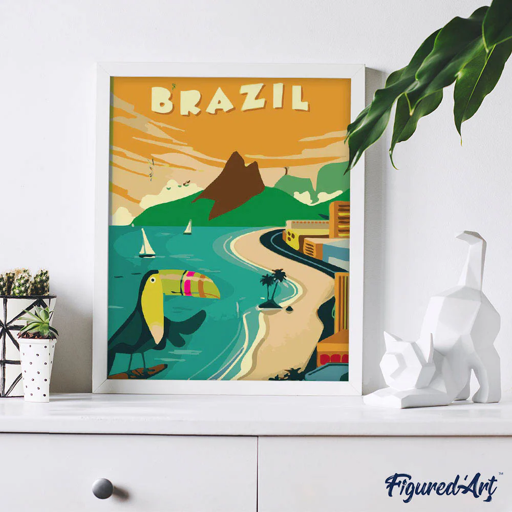 Travel Poster Brazil - Image 3