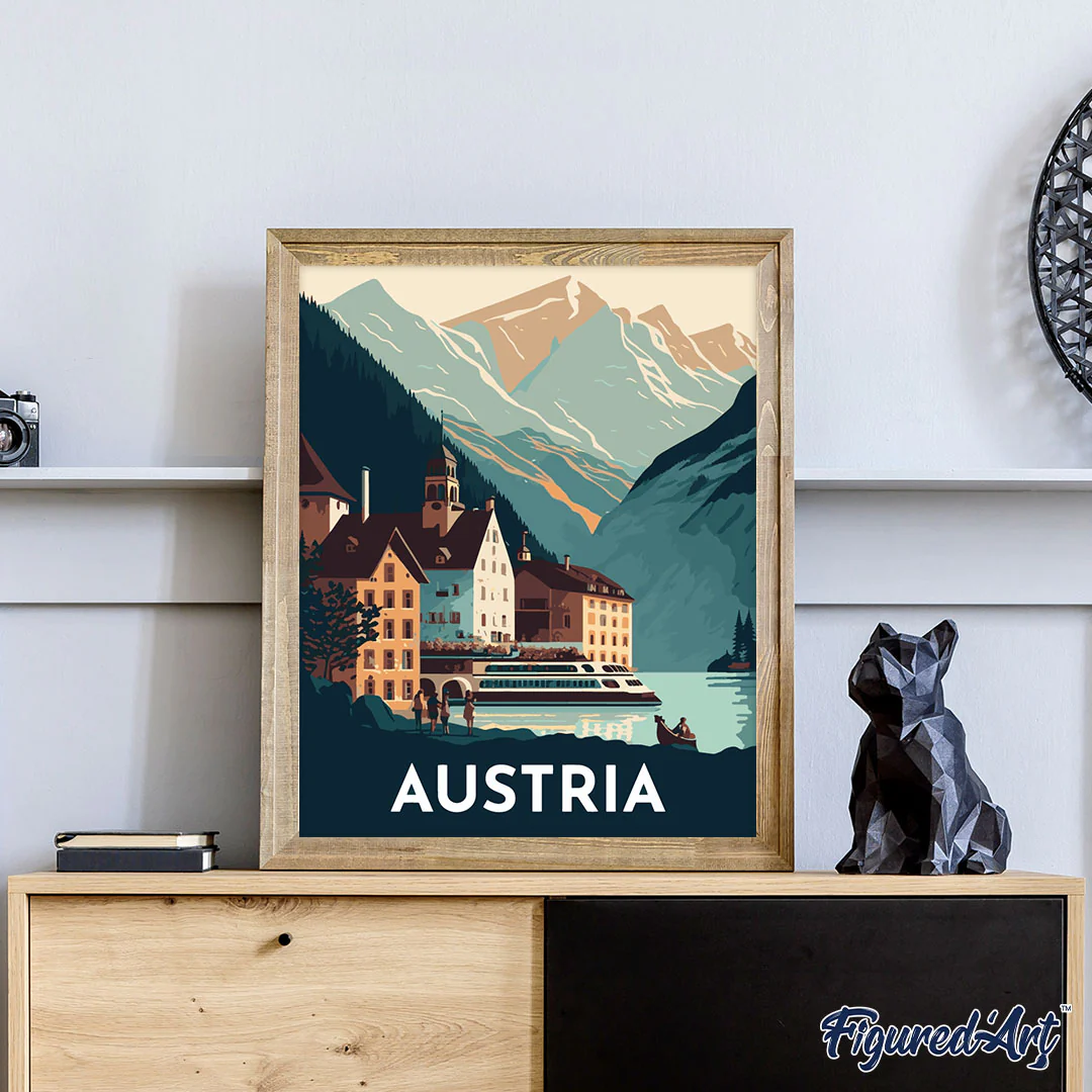 Travel Poster Hallstatt - Image 3