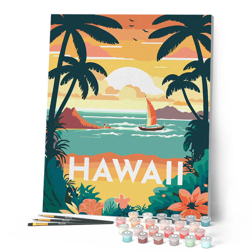 Travel Poster Hawaii - Image 2