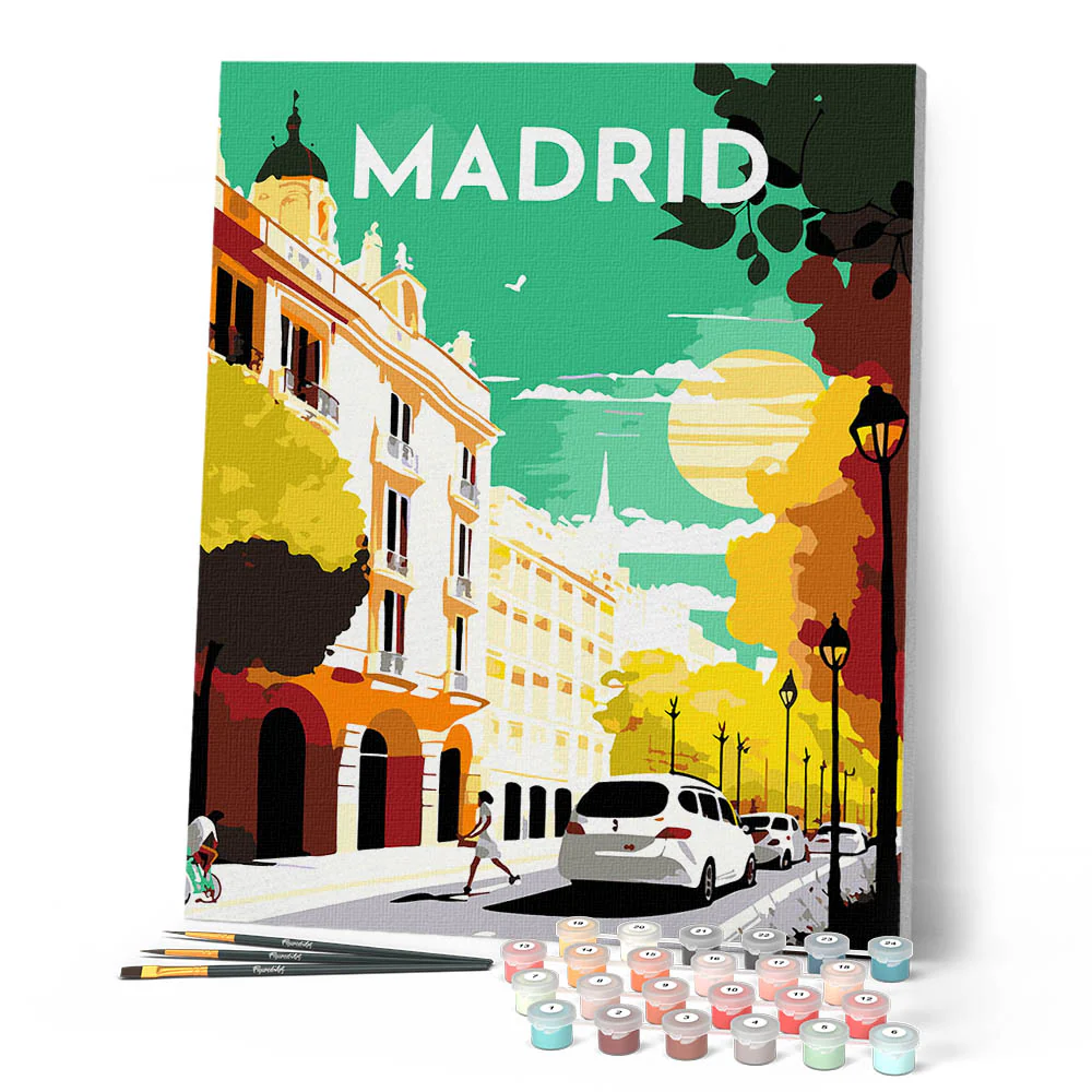 Travel Poster Madrid - Image 2