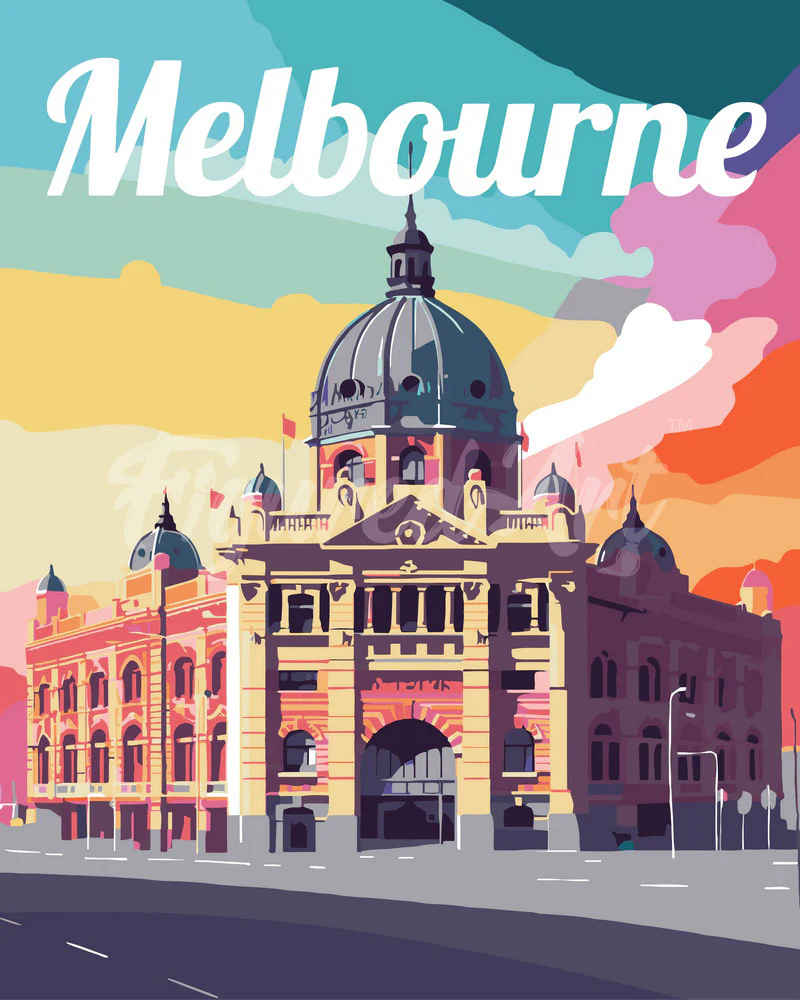 Travel Poster Melbourne
