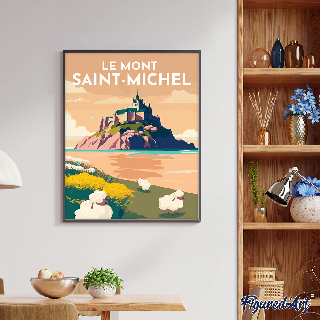 Travel Poster Mont Saint-Michel - Image 3