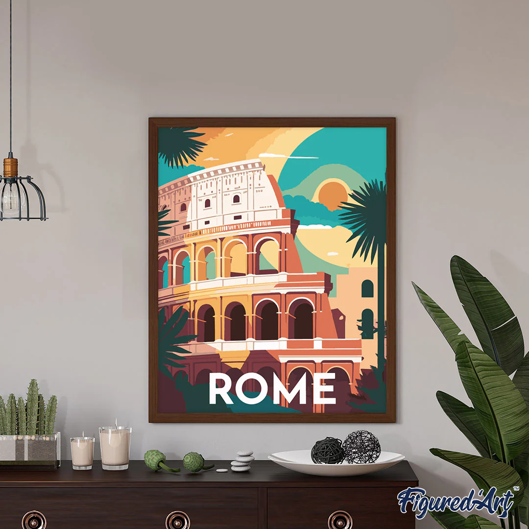 Travel Poster Rome - Image 3