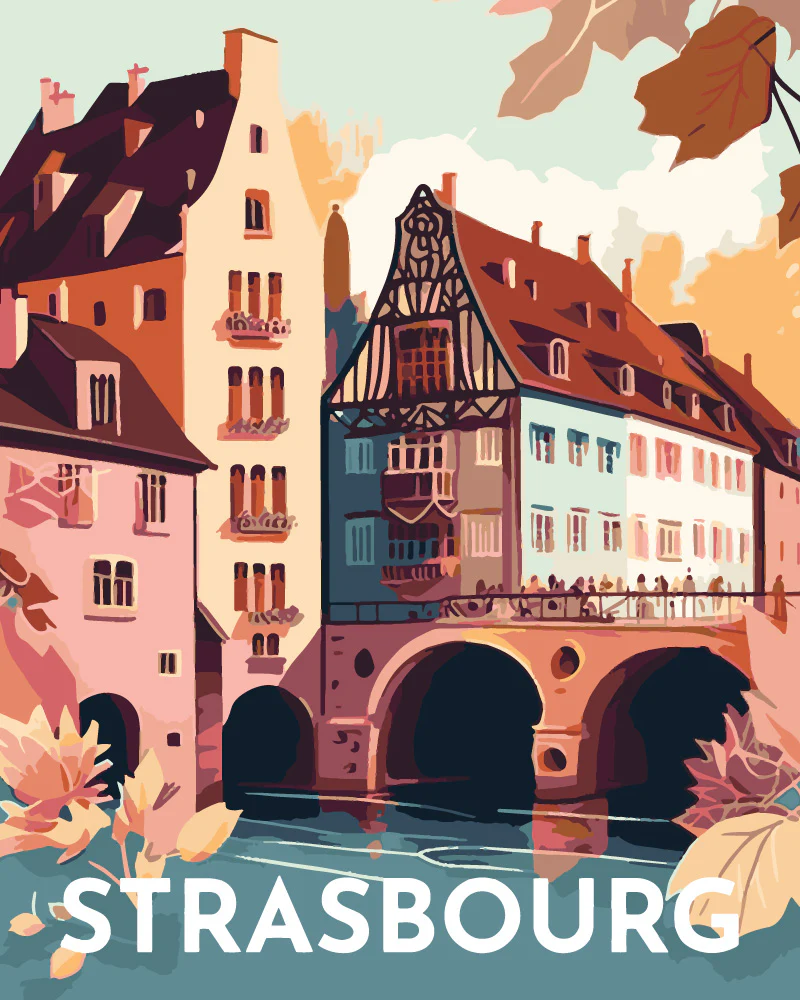Travel Poster Strasbourg