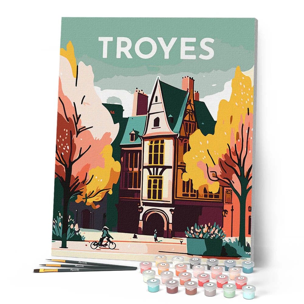 Travel Poster Troyes - Image 2