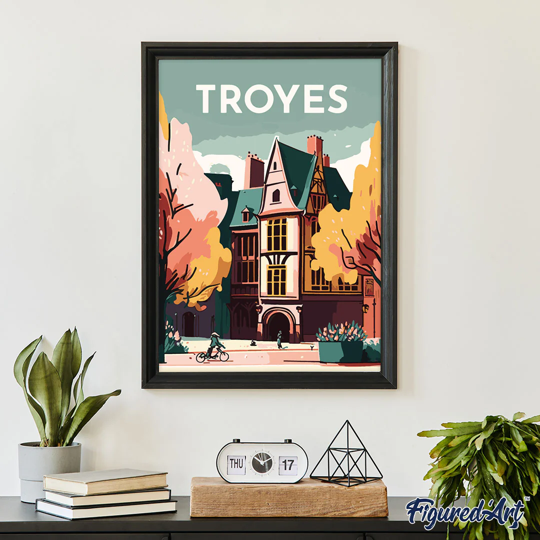 Travel Poster Troyes - Image 3