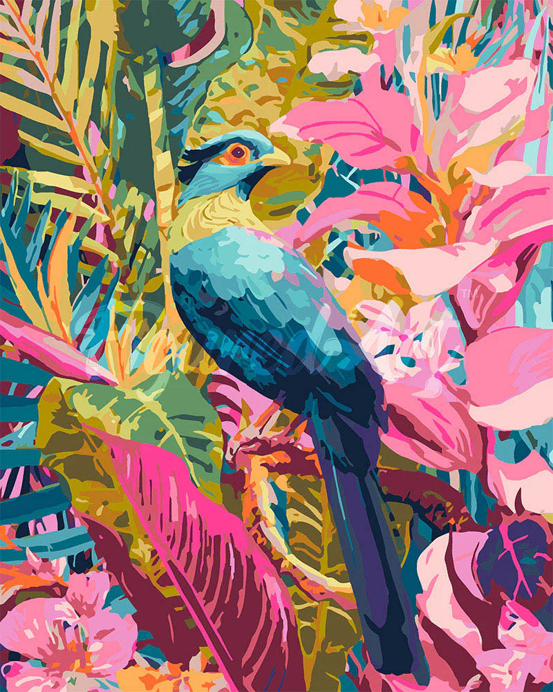 Tropical Blue Bird