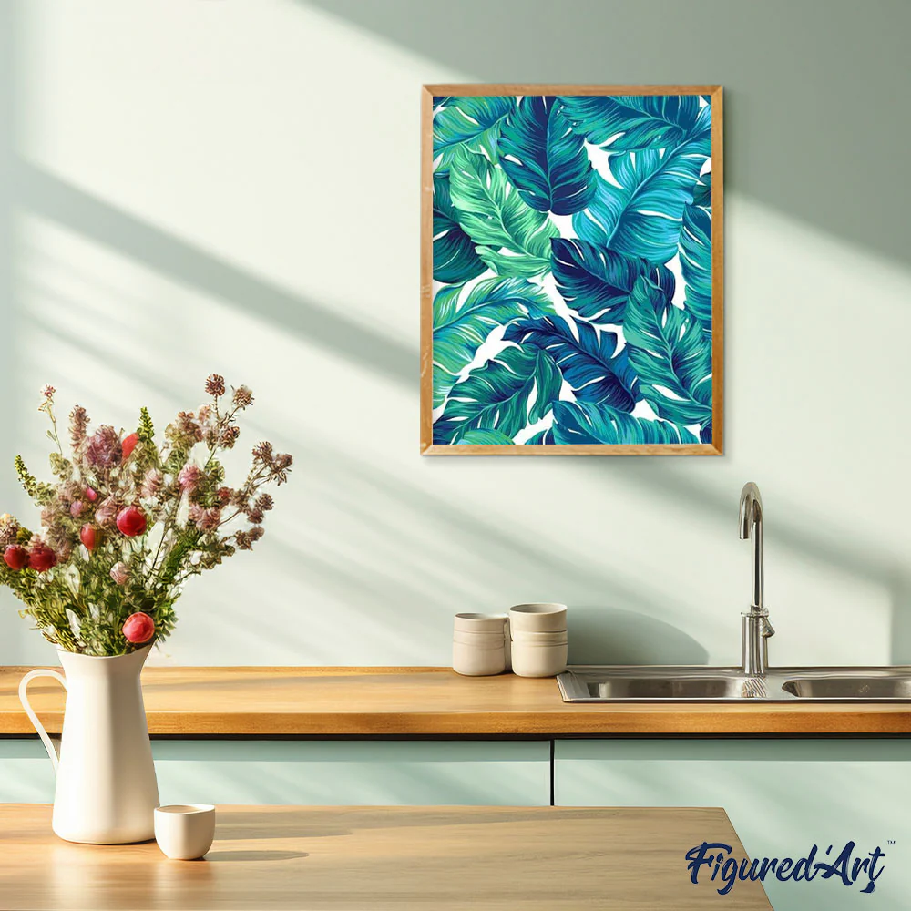 Tropical Green leaves - Image 3