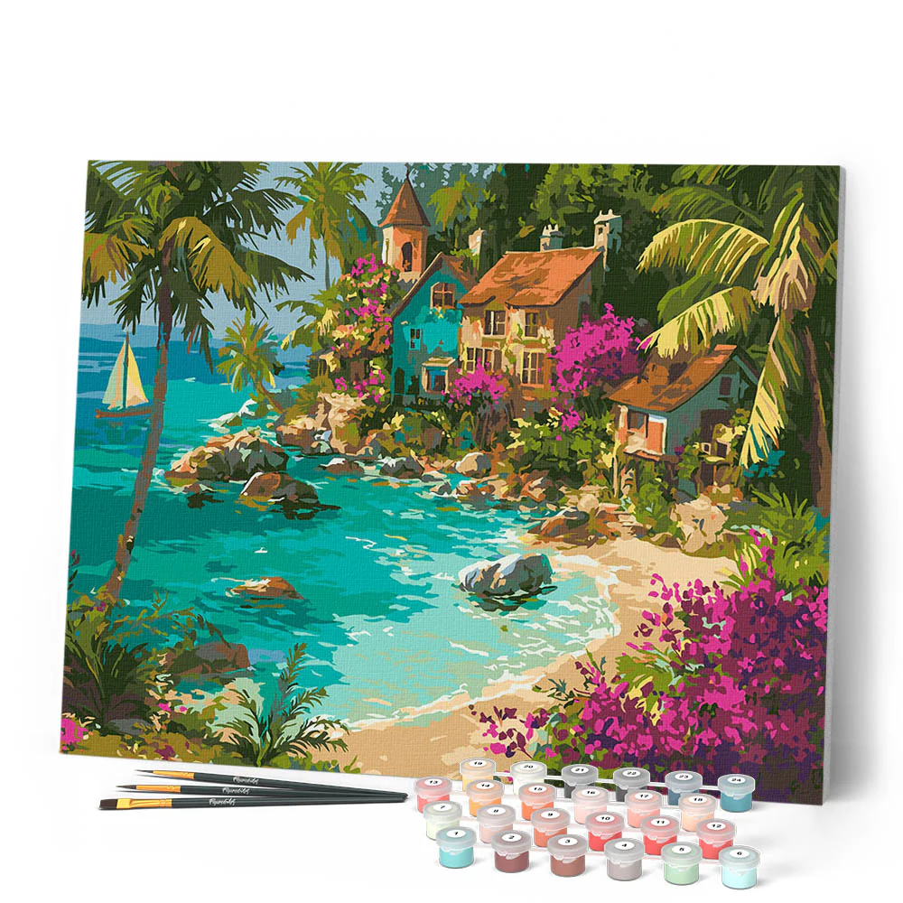 Tropical Seaside Village - Image 2