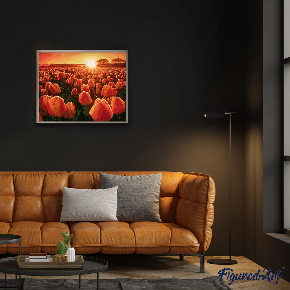 Tulips at sunrise - Image 3