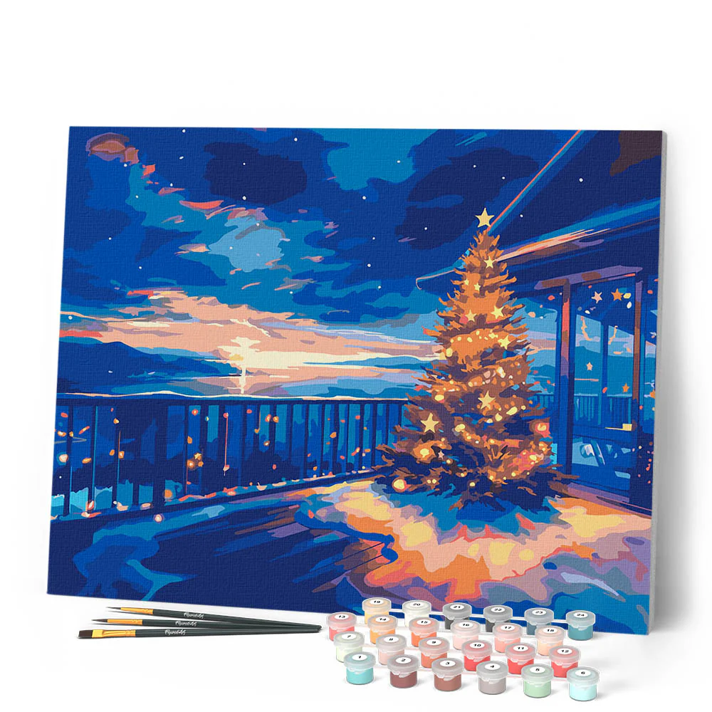 Twinkling Christmas Terrace - Image 2