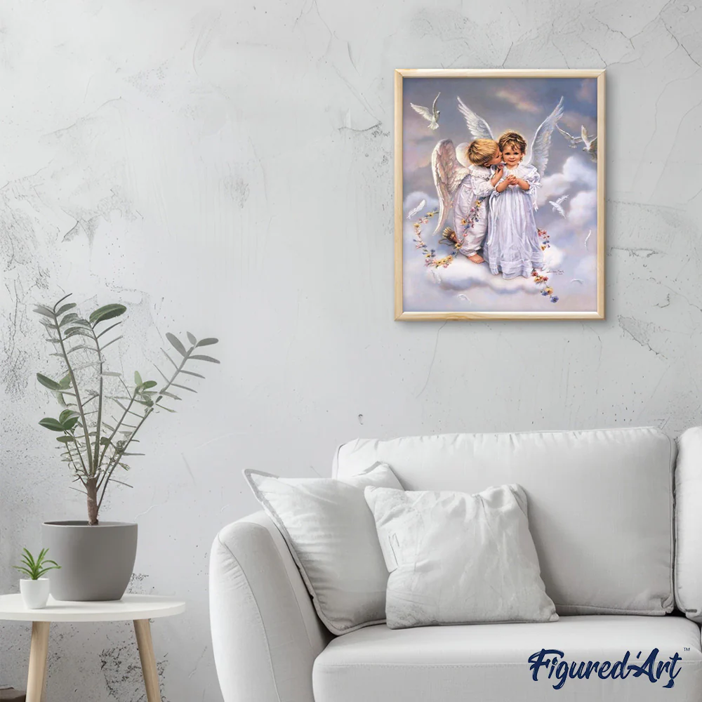 Two Angels and Doves - Image 3