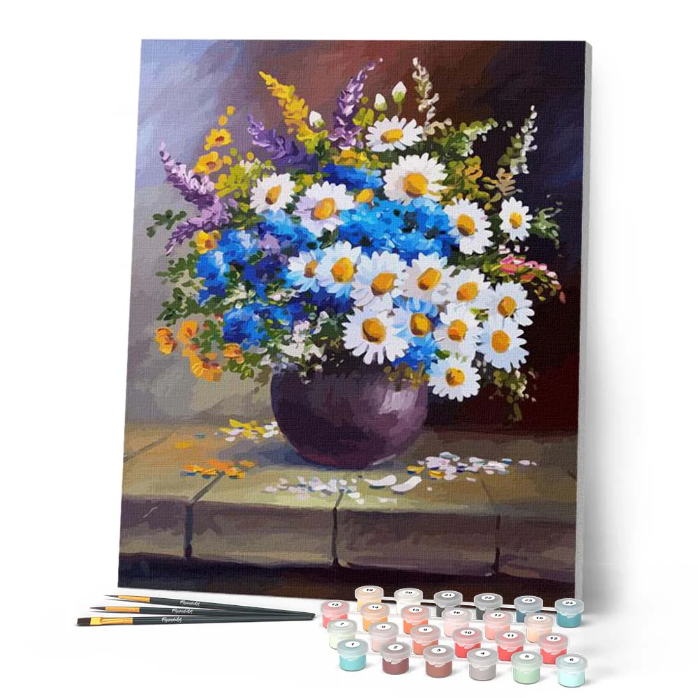 Vase and Daisies - Image 2