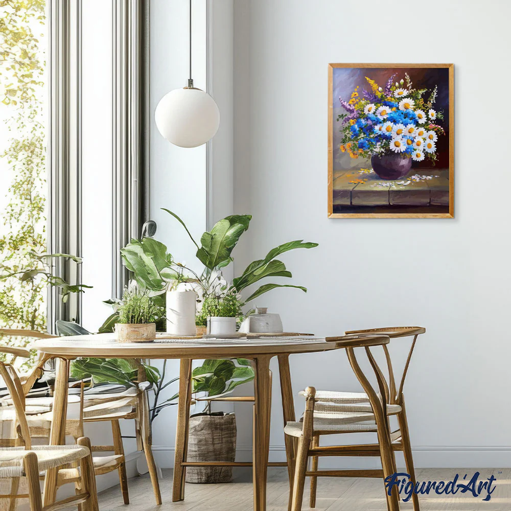 Vase and Daisies - Image 3