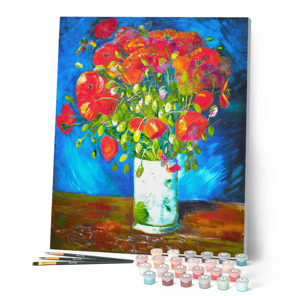Vase with poppies - Van Gogh - Image 2