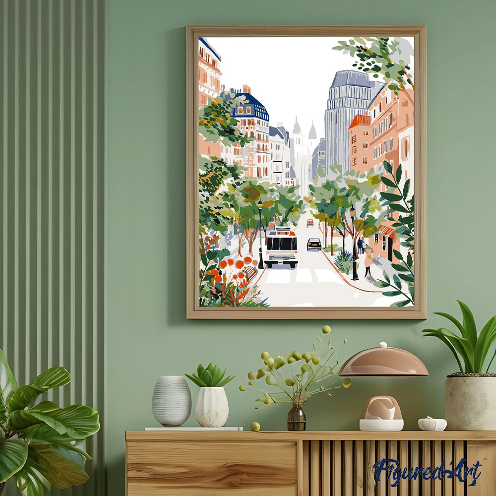 Watercolor City Boulevard - Image 3