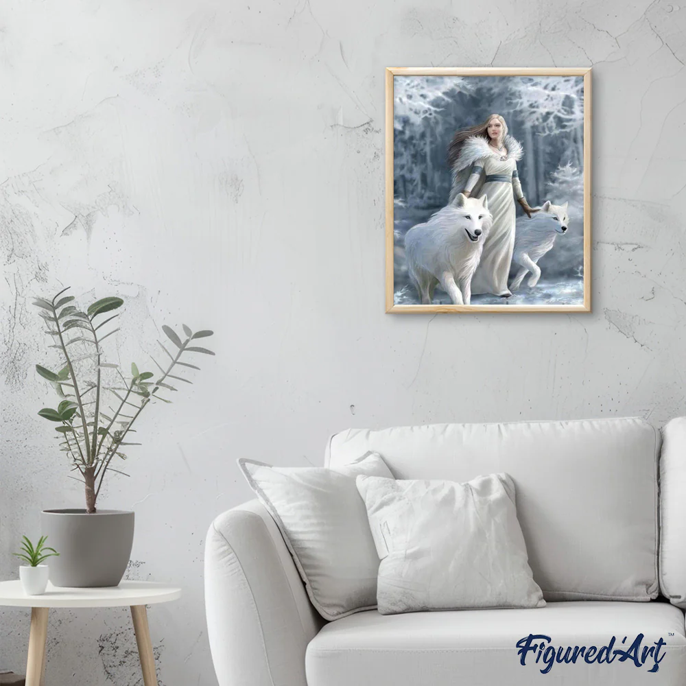 White Beauty and Wolves - Image 3