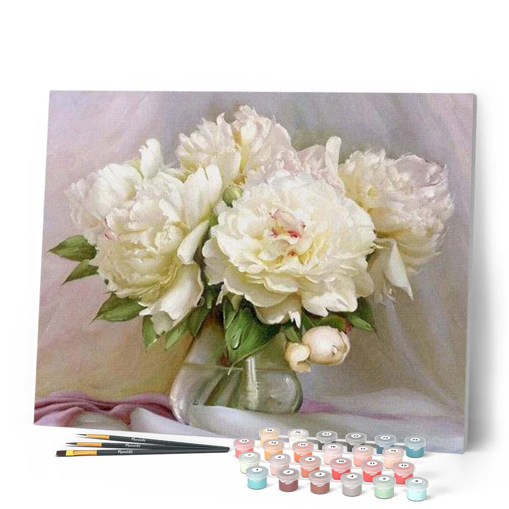White Peonies - Image 2