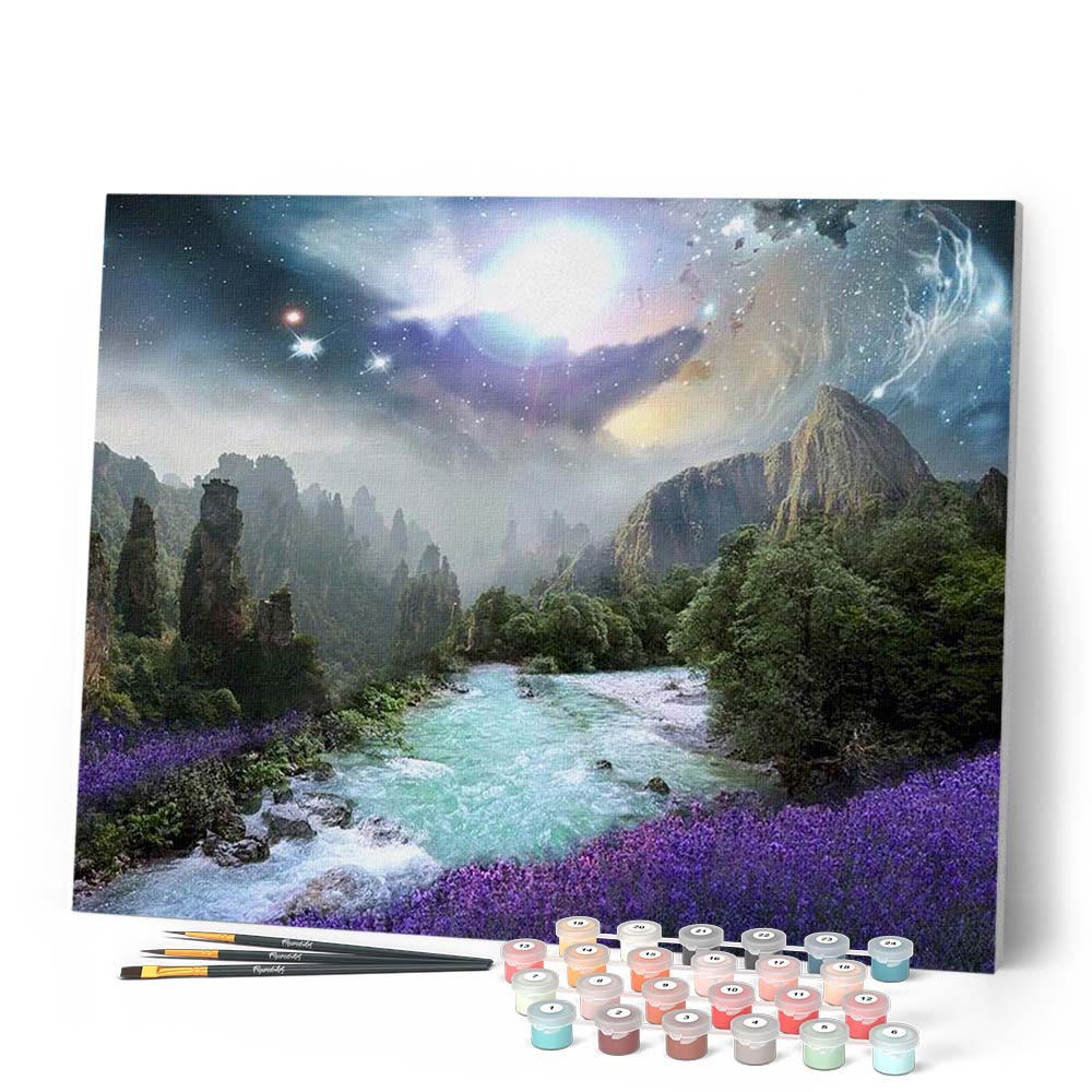 Wild River and Full Moon - Image 2