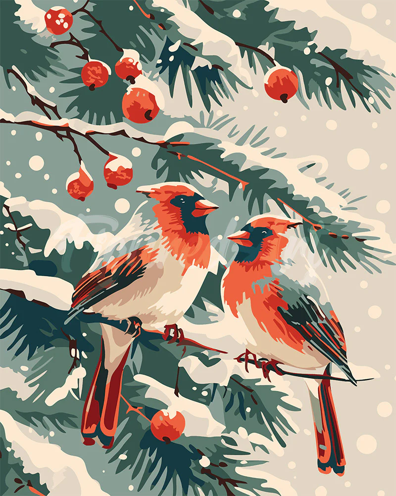 Winter Cardinals