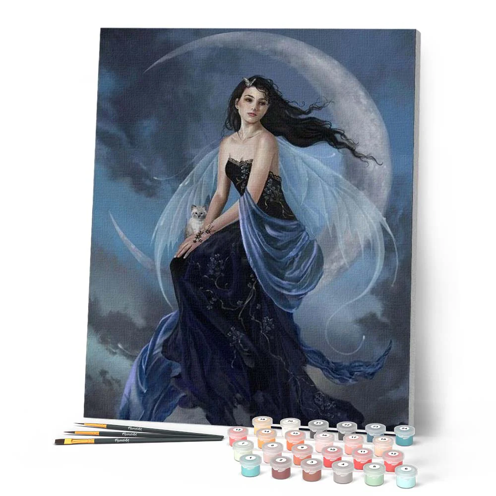 Woman and Moon - Image 2