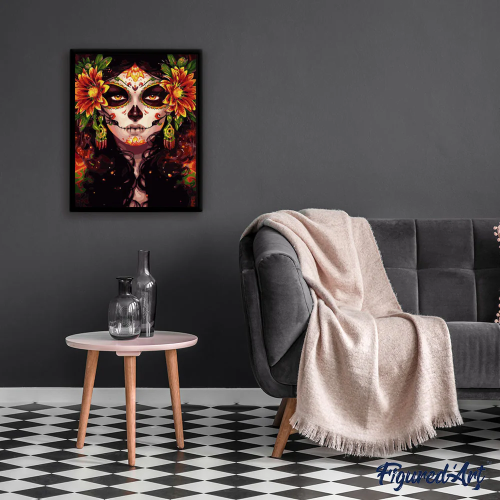 Woman Face and Flowers - Image 3